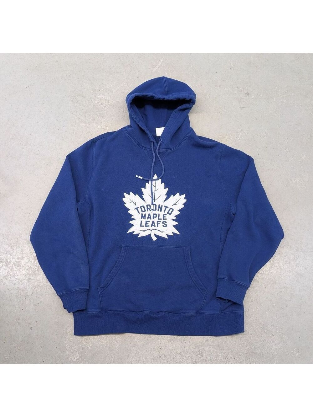 Vintage Y2K Toronto Maple Leafs Royal Blue NHL Hoodie